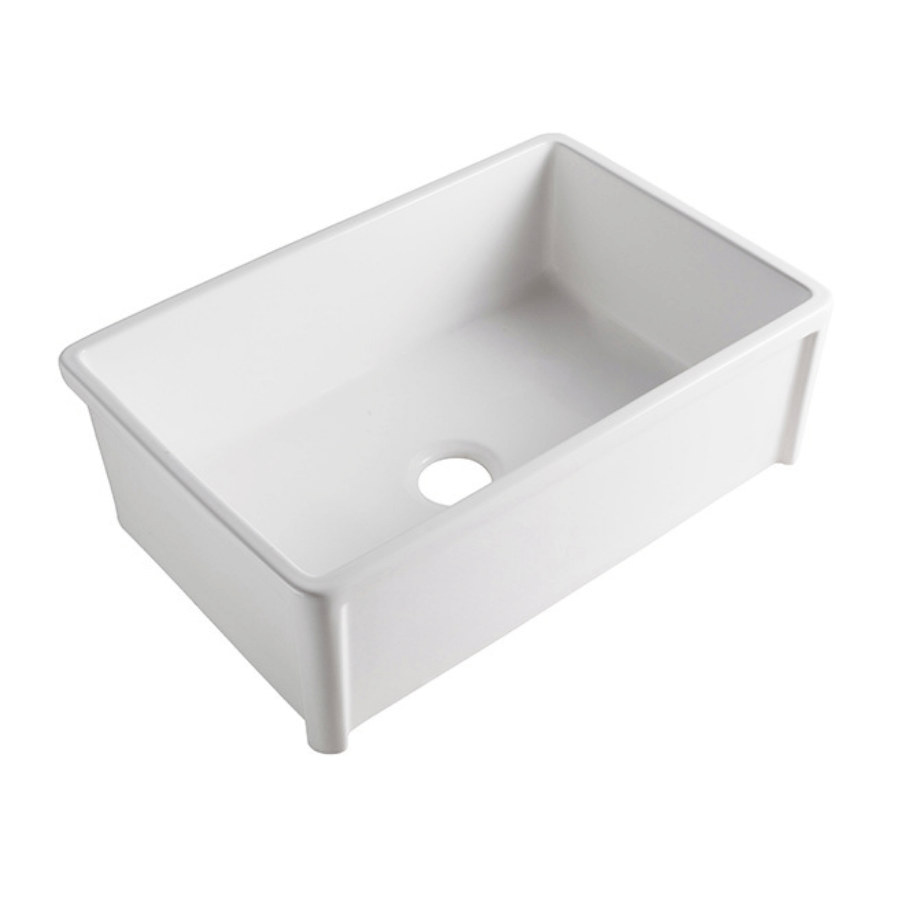 Ceramic SQ Under-mount Sink - Large - Spigot & More