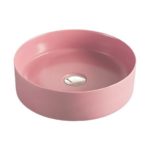 Fienza Reba Matte Pink Above Counter Basin