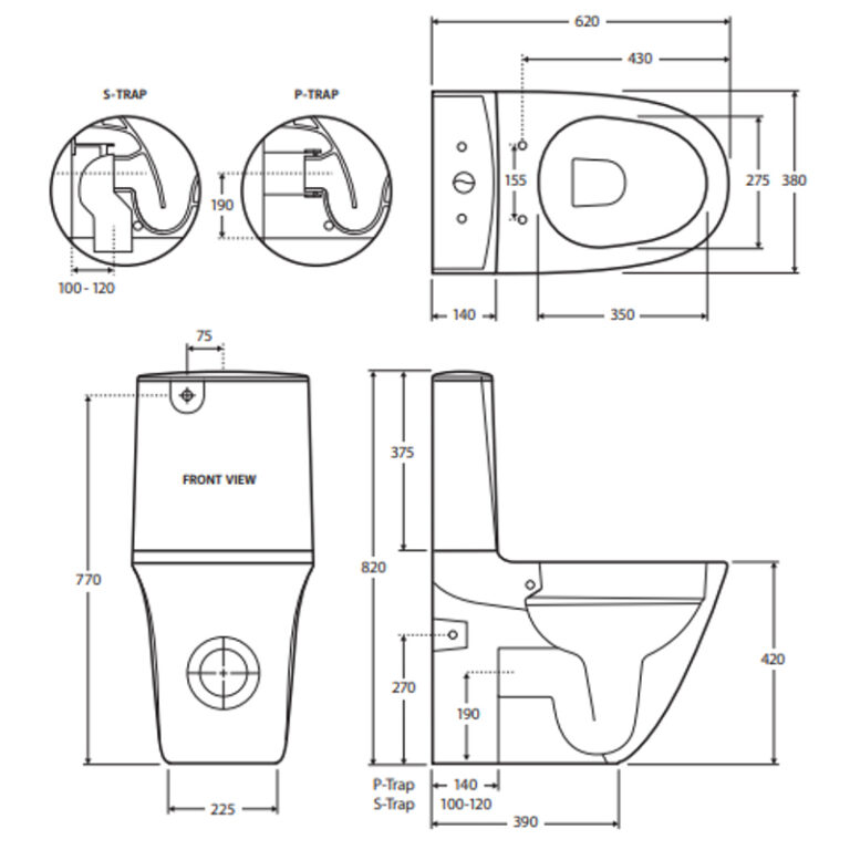 Fienza RAK Sensation Toilet - Elevate Your Bathroom Experience