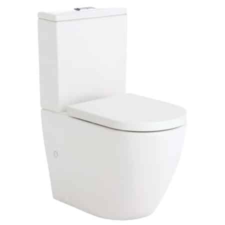 Koko Back-to-Wall Toilet Suite, Gloss White