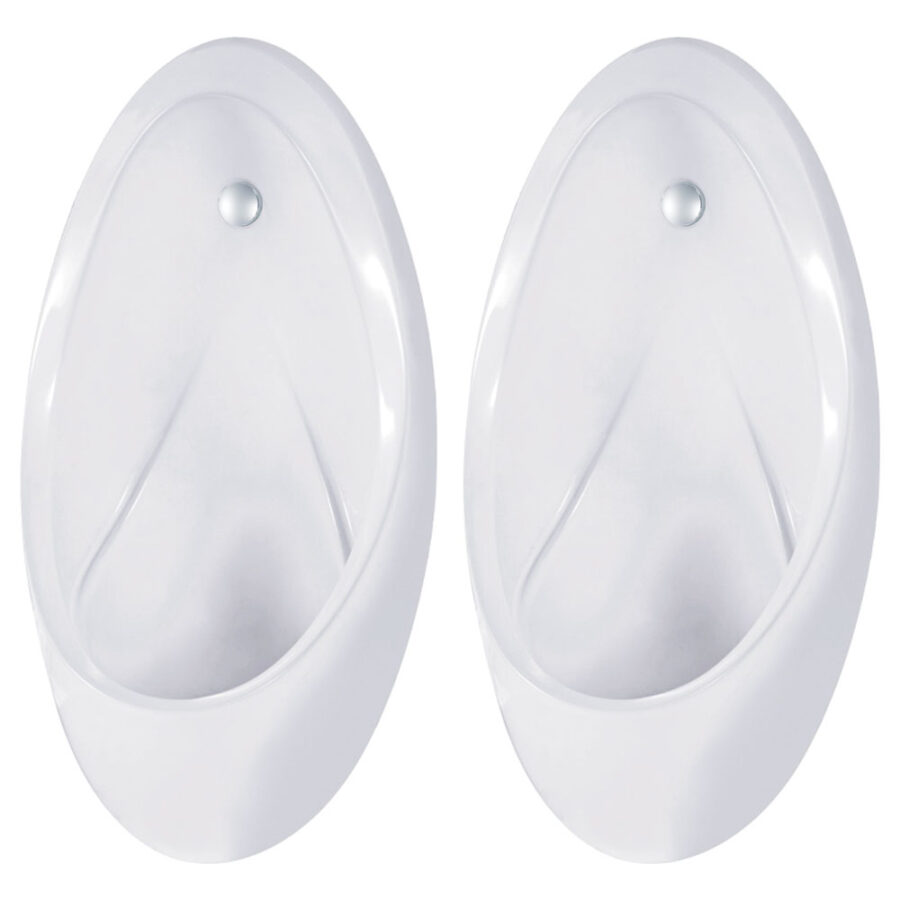 Fienza Isabella Twin Stall Urinal Kit with Zip® FlushMaster®