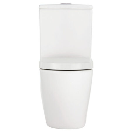 Fienza Koko Back-to-Wall Toilet Suite, Gloss White