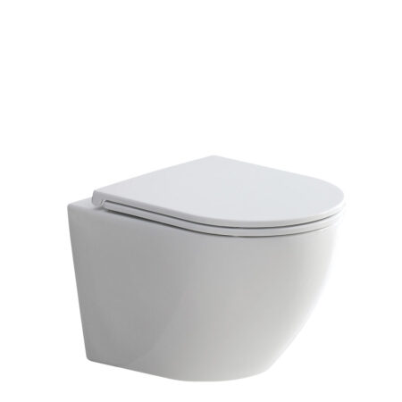 Fienza Koko Matte White Wall-Hung Toilet Suite