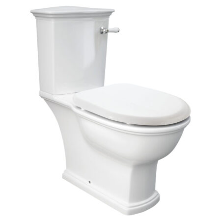 Fienza RAK Washington Front Lever Close-Coupled Toilet Suite, P-Trap