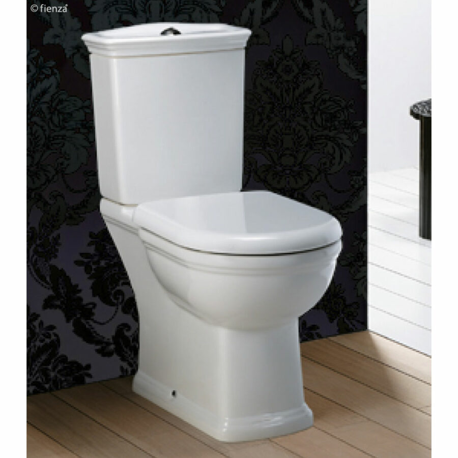 Fienza RAK Washington White Close-Coupled Toilet Suite, P-Trap