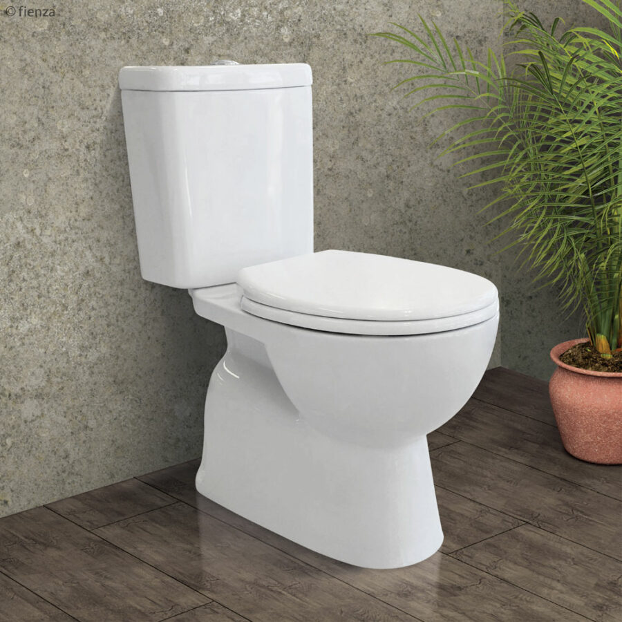 Fienza Stella Close-Coupled Toilet Suite, P-Trap