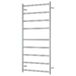 Fienza Isabella Heated Towel Rail, 600 x 1200mm, Chrome