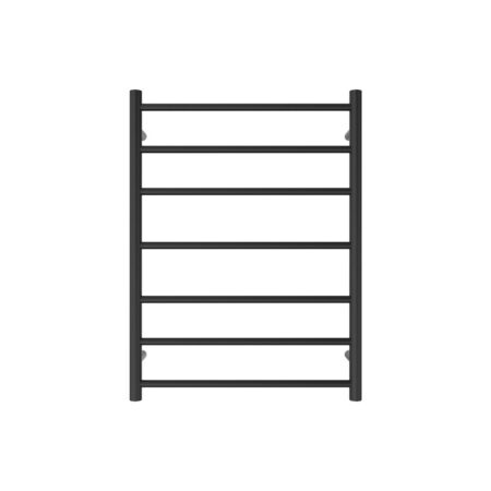 Fienza Isabella Heated Towel Rail, 600 x 800mm, Matte Black