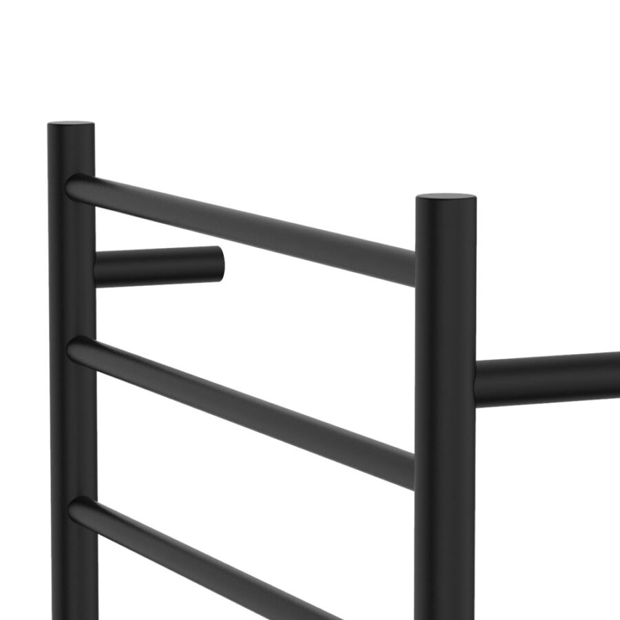 Fienza Isabella Heated Towel Rail, 600 x 800mm, Matte Black