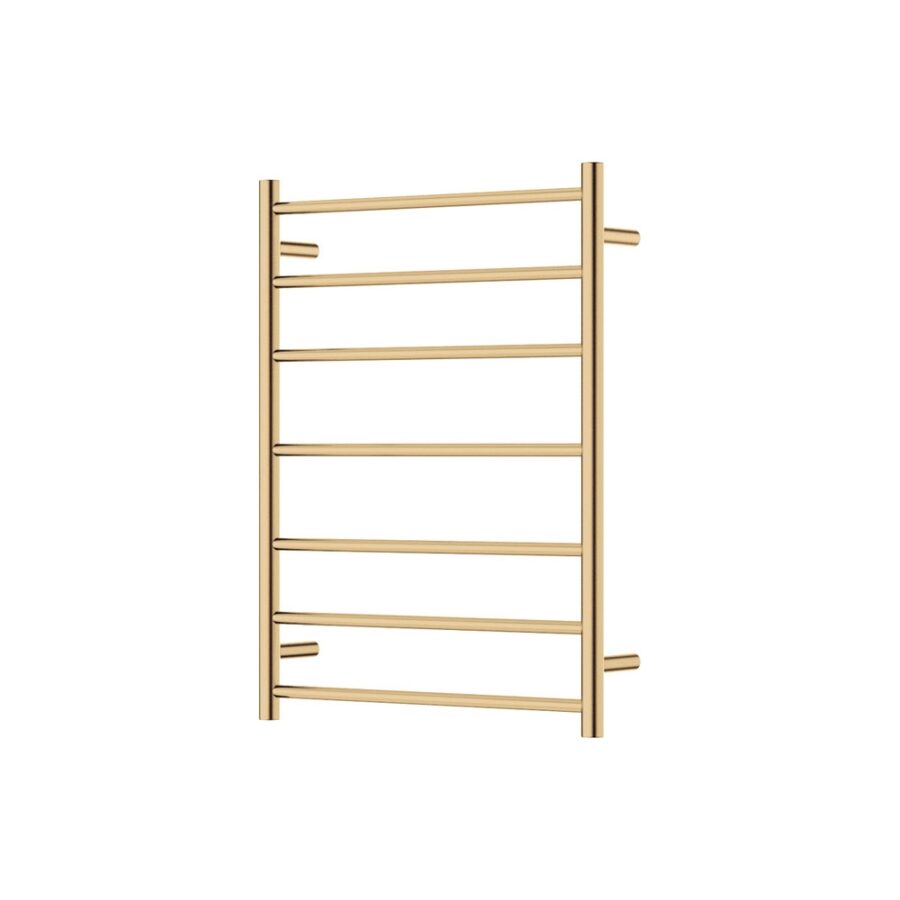 Fienza Isabella Heated Towel Rail, 600 x 800mm, Urban Brass