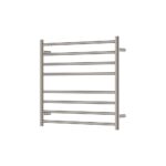 Fienza Isabella Heated Towel Rail, 750 x 700mm, Brushed Nickel