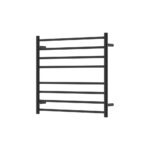 Fienza Isabella Heated Towel Rail, 750 x 700mm, Matte Black