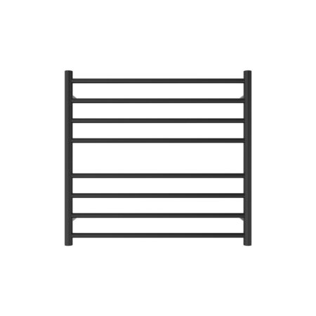 Fienza Isabella Heated Towel Rail, 750 x 700mm, Matte Black