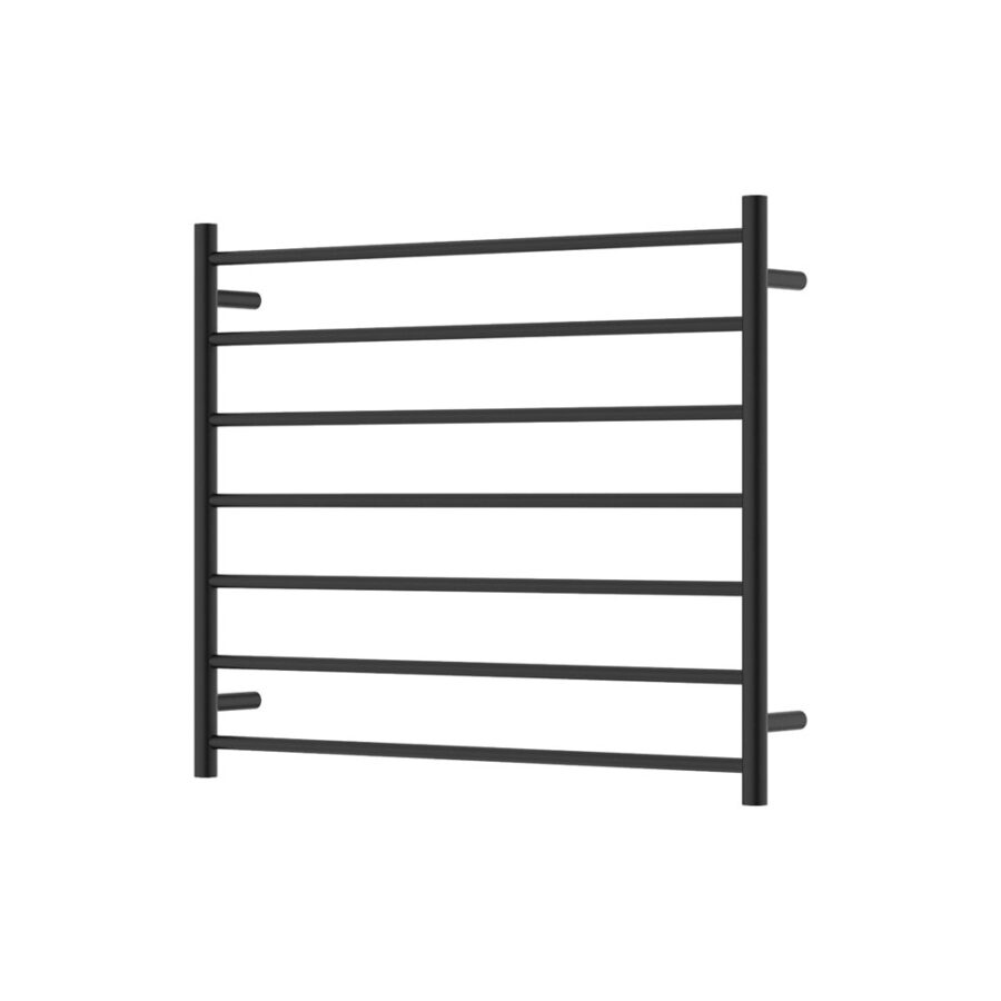 Fienza Isabella Heated Towel Rail, 900 x 750mm, Matte Black