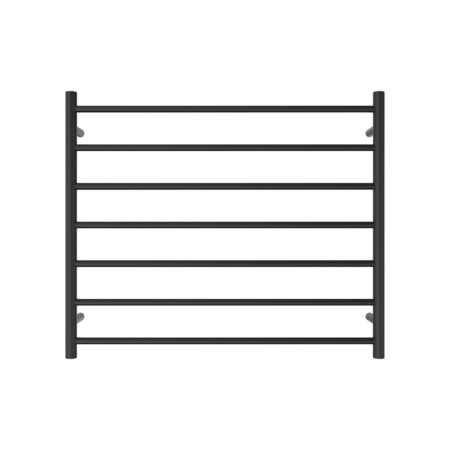 Fienza Isabella Heated Towel Rail, 900 x 750mm, Matte Black