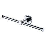 Fienza Kaya Double Toilet Roll Holder, Chrome