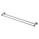 Fienza Kaya Double Towel Rail, 900mm, Brushed Nickel