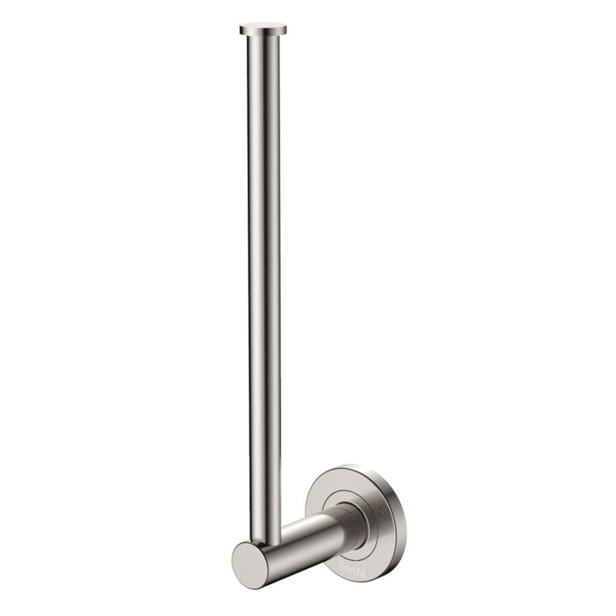 Fienza Kaya Hand Towel Rail / Toilet Roll Holder, Brushed Nickel