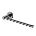 Fienza Kaya Hand Towel Rail / Toilet Roll Holder, Gun Metal