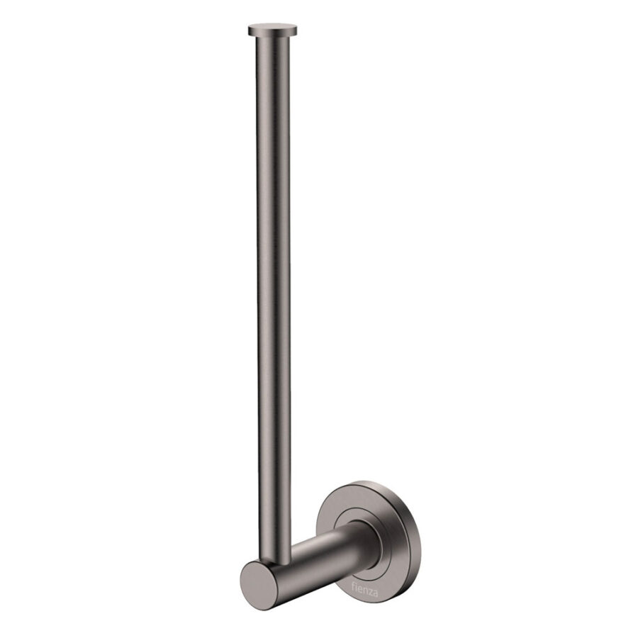 Fienza Kaya Hand Towel Rail / Toilet Roll Holder, Gun Metal