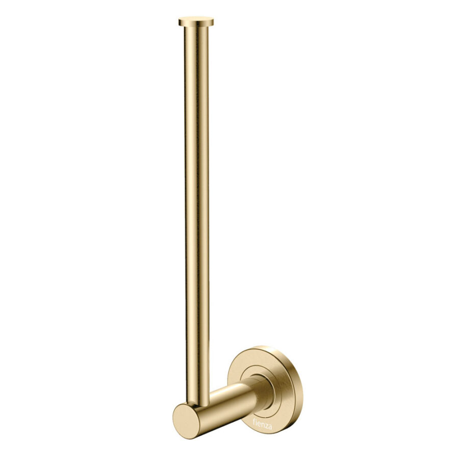 Fienza Kaya Hand Towel Rail / Toilet Roll Holder, Urban Brass