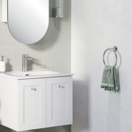 Fienza Kaya Hand Towel Ring, Chrome
