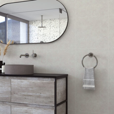 Fienza Kaya Hand Towel Ring, Gun Metal