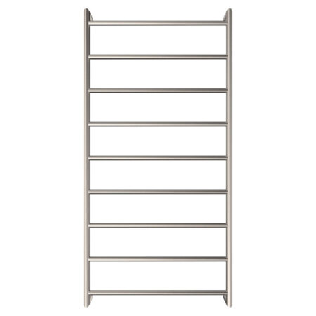 Fienza Kaya Heated Towel Rail, 600 x 1200mm, Brushed Nickel