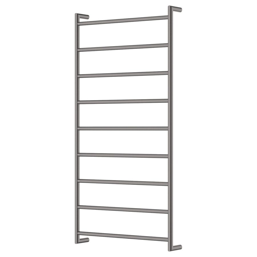 Fienza Kaya Heated Towel Rail, 600 x 1200mm, Gun Metal