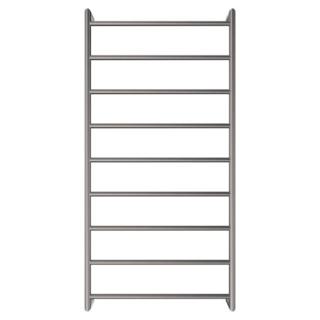 Fienza Kaya Heated Towel Rail, 600 x 1200mm, Gun Metal