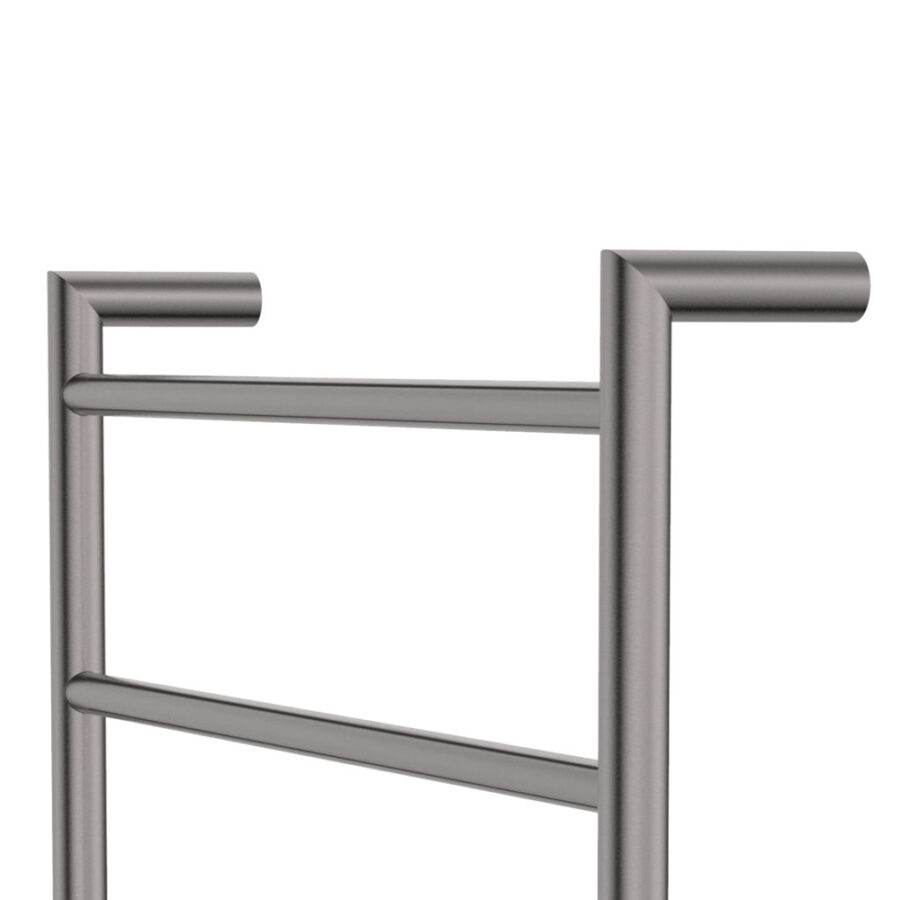 Fienza Kaya Heated Towel Rail, 600 x 1200mm, Gun Metal