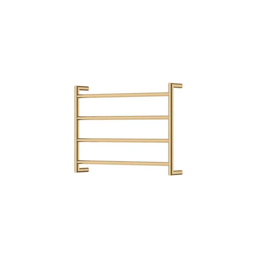 Fienza Kaya Heated Towel Rail, 600 x 450mm, Urban Brass