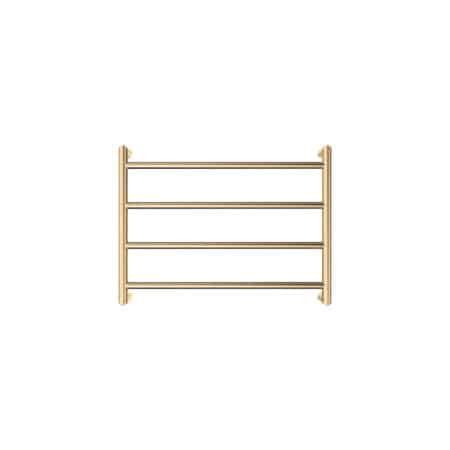 Fienza Kaya Heated Towel Rail, 600 x 450mm, Urban Brass
