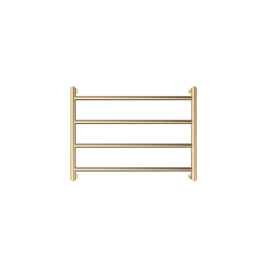 Fienza Kaya Heated Towel Rail, 600 x 450mm, Urban Brass