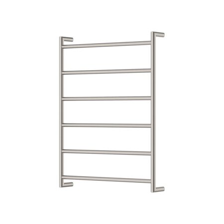 Fienza Kaya Heated Towel Rail, 600 x 800mm, Brushed Nickel