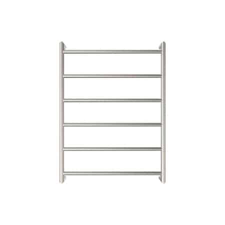 Fienza Kaya Heated Towel Rail, 600 x 800mm, Brushed Nickel