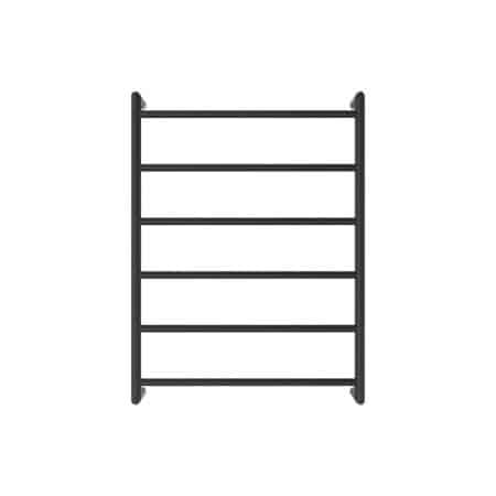 Fienza Kaya Heated Towel Rail, 600 x 800mm, Matte Black