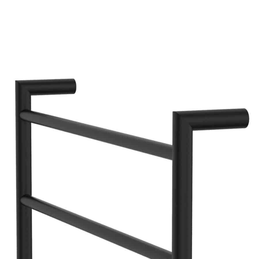 Fienza Kaya Heated Towel Rail, 600 x 800mm, Matte Black