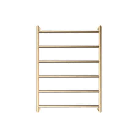 Fienza Kaya Heated Towel Rail, 600 x 800mm, Urban Brass