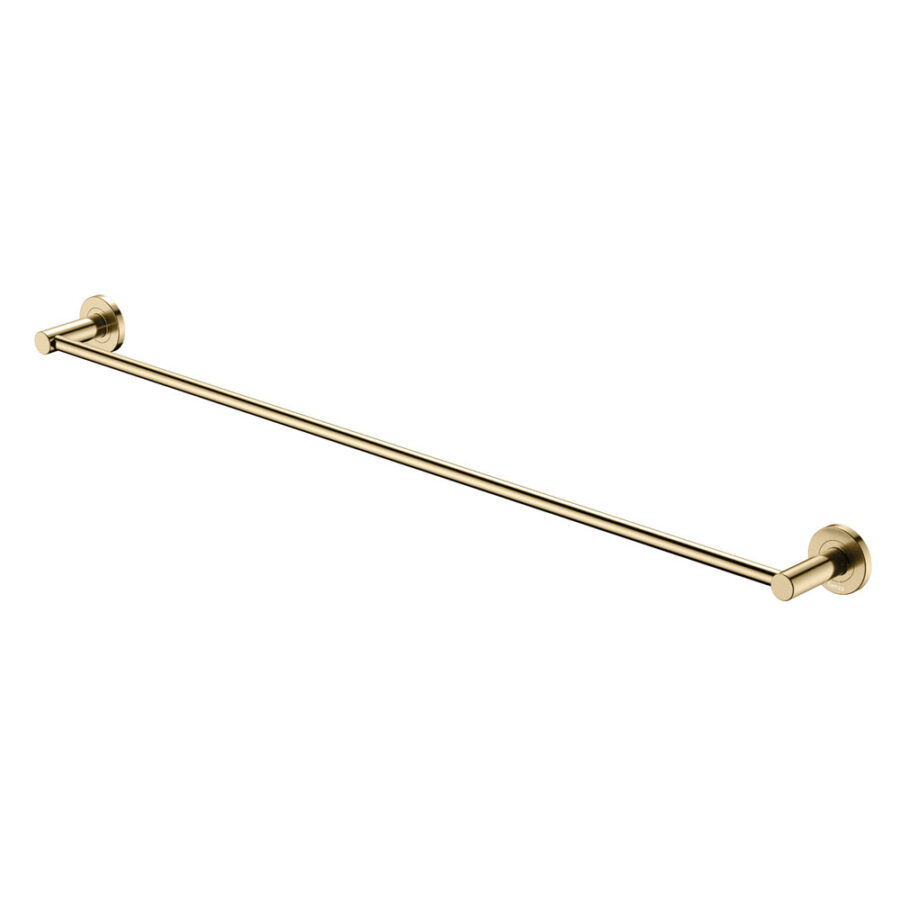 Fienza Kaya Single Towel Rail, 900mm, Urban Brass