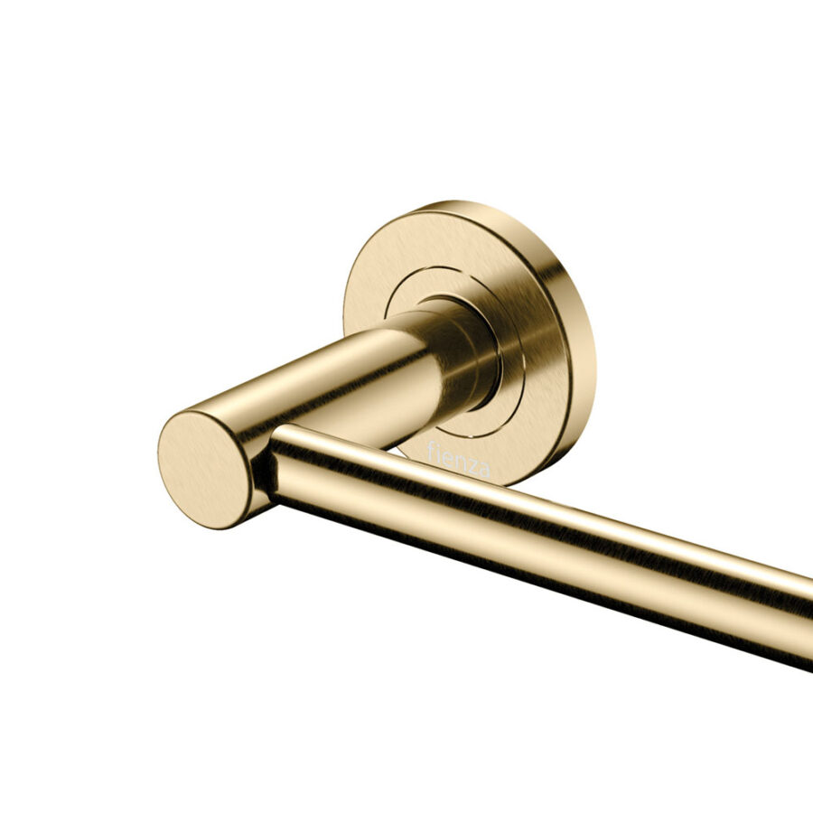 Fienza Kaya Single Towel Rail, 900mm, Urban Brass