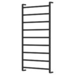 Fienza Koko Heated Towel Rail, 600 x 1200mm, Matte Black