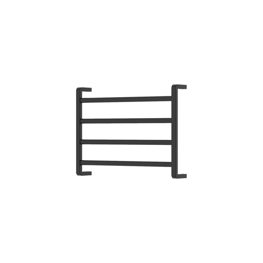 Fienza Koko Heated Towel Rail, 600 x 450mm, Matte Black