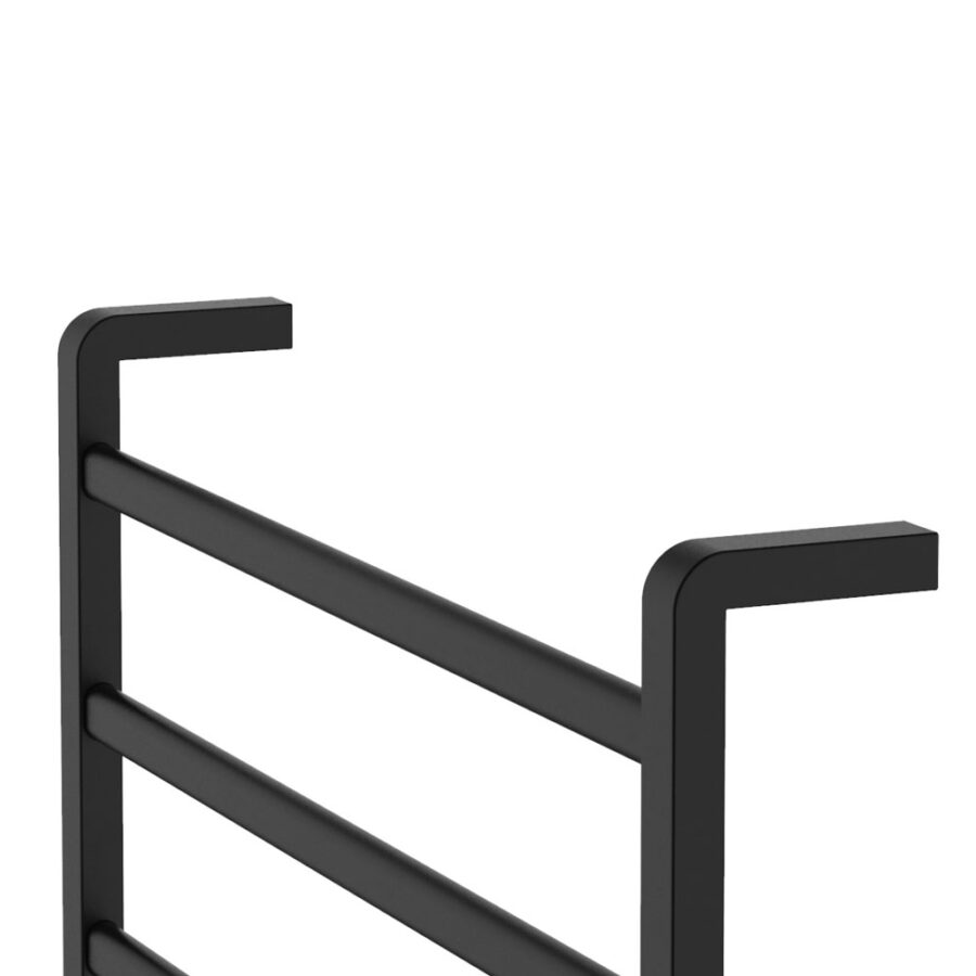 Fienza Koko Heated Towel Rail, 600 x 450mm, Matte Black