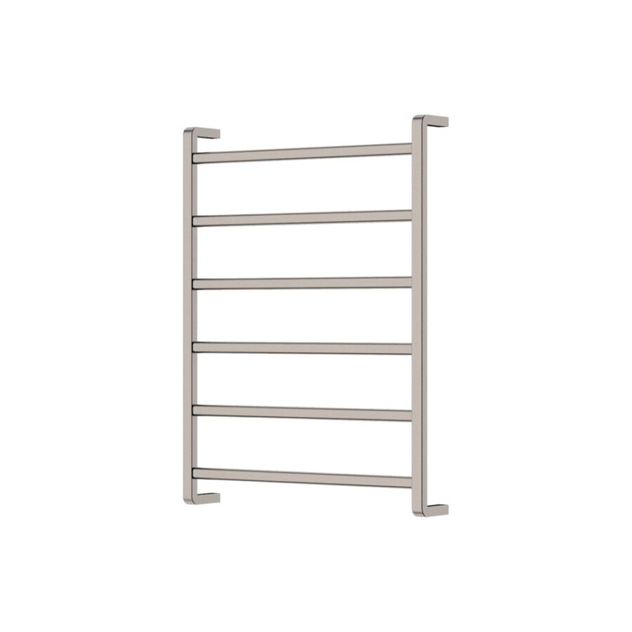 Fienza Koko Heated Towel Rail, 600 x 800mm, Brushed Nickel