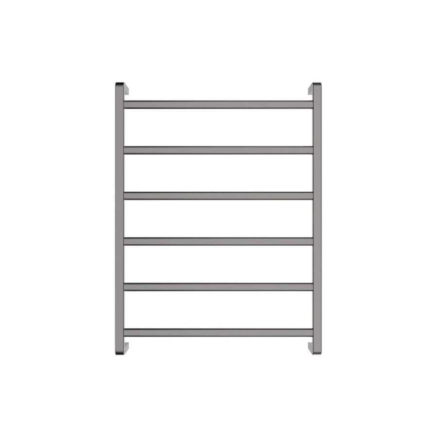 Fienza Koko Heated Towel Rail, 600 x 800mm, Gun Metal