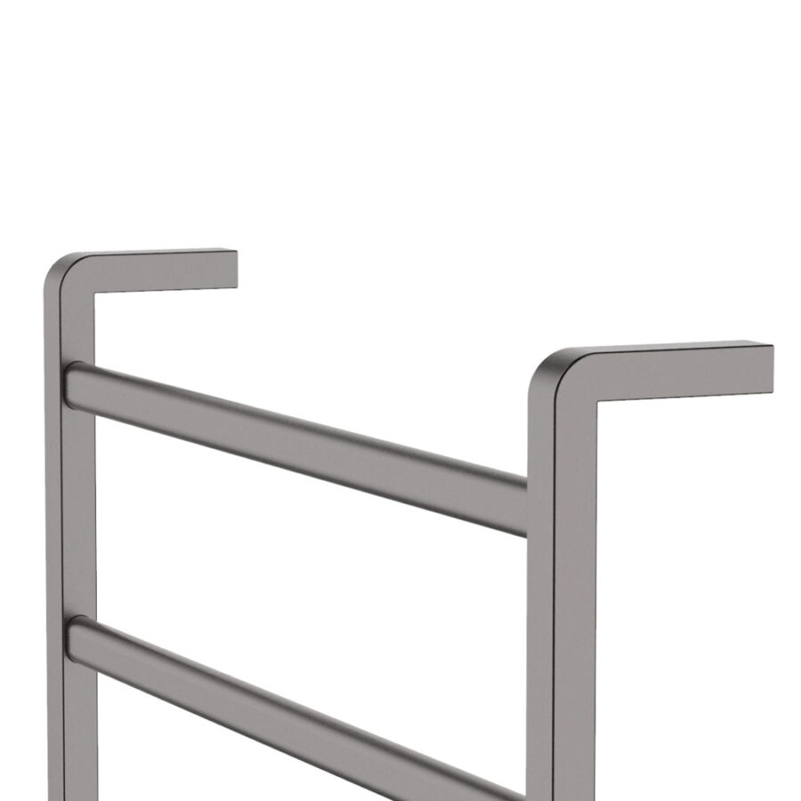 Fienza Koko Heated Towel Rail, 600 x 800mm, Gun Metal