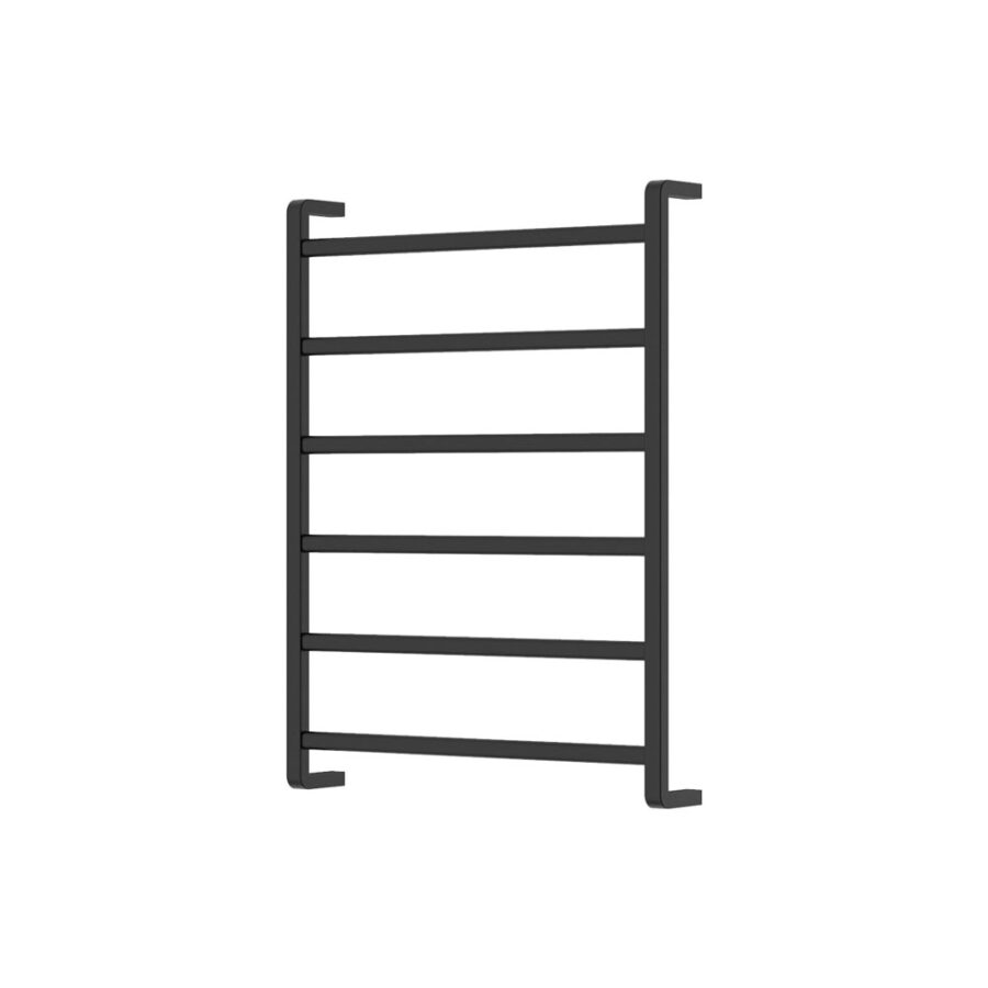 Fienza Koko Heated Towel Rail, 600 x 800mm, Matte Black