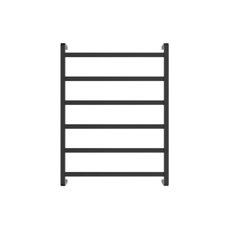 Fienza Koko Heated Towel Rail, 600 x 800mm, Matte Black