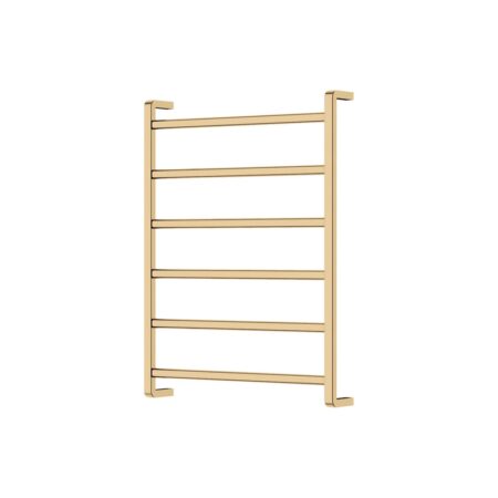 Fienza Koko Heated Towel Rail, 600 x 800mm, Urban Brass